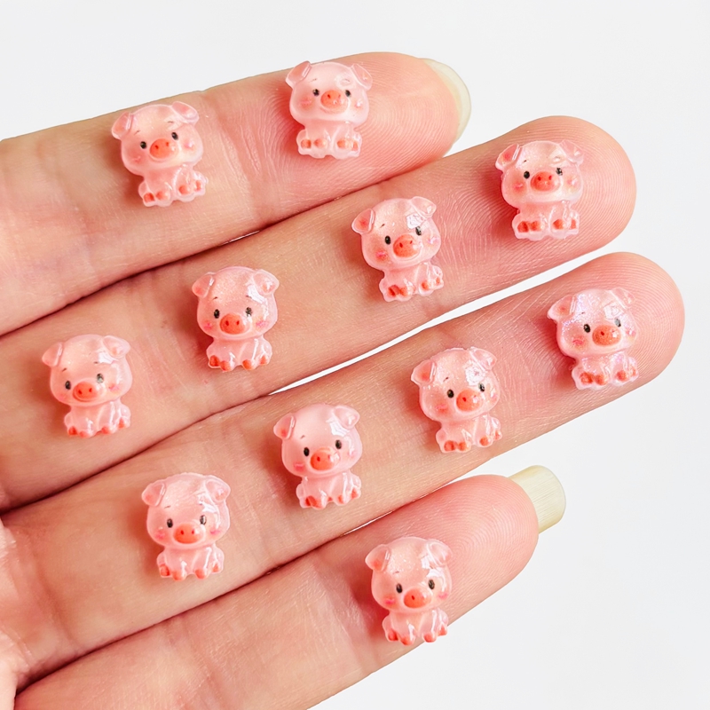 Nail Art Vintage - 60 peças de joias de resina