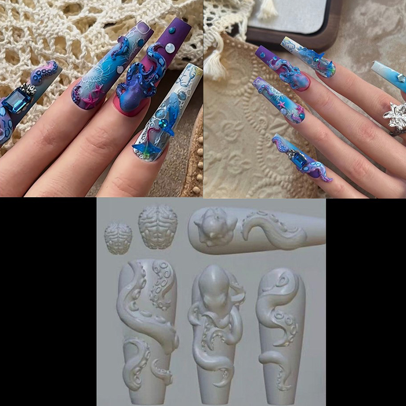 Nail Art Strawberry - ✰ ✪ Molde de Silicone 3D