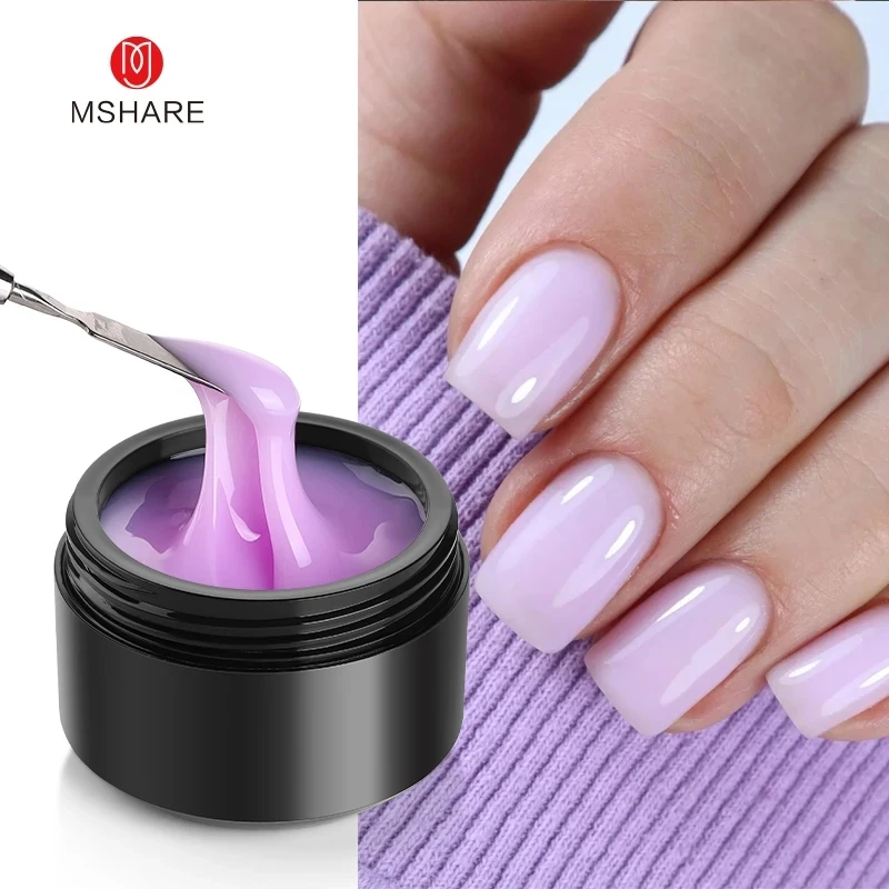 Nail Art Lilac - Mshare roxo lilás construtor extensão gel
