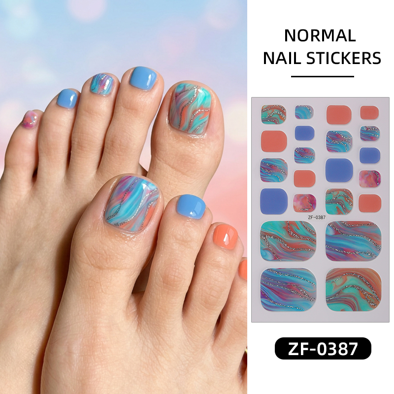 22 Adesivos de Unha de Pé com  - Nail Art Full Design avaliação e preço