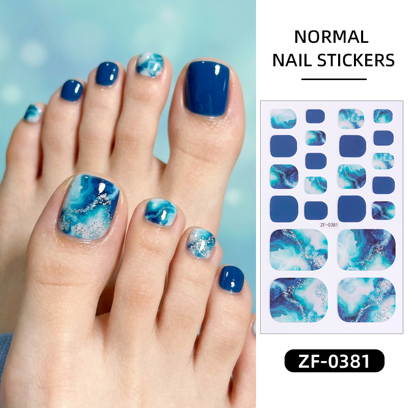 22 Adesivos de Unha de Pé com  - Nail Art Full Design avaliação e preço