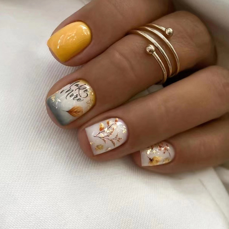 24 pçs unhas falsas reutilizáv - Nail Art Full Design avaliação e preço
