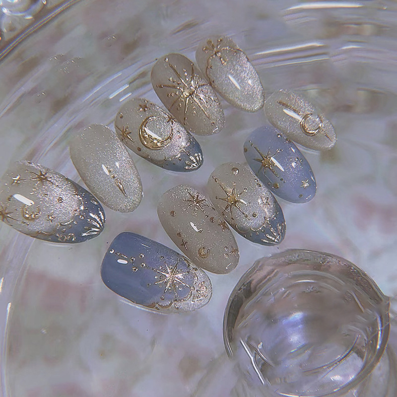 24 peças de Unhas Postiças Ade - Nail Art Inspo avaliação e preço