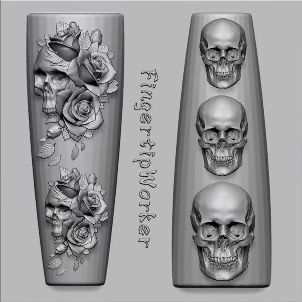 Conjunto de 2 Peças: Molde de  - Nail Art Vintage avaliação e preço