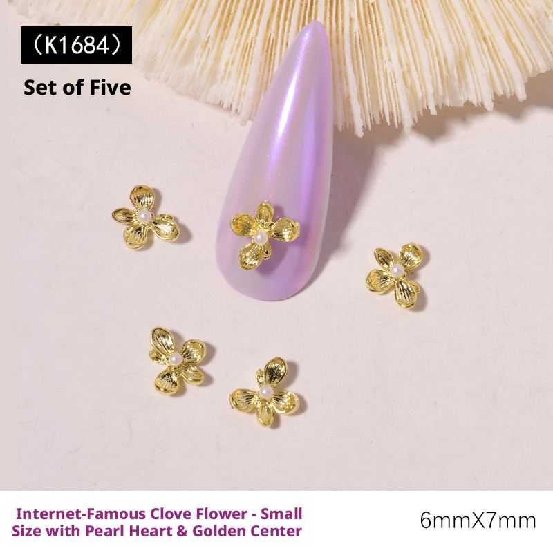 10 Peças de Decorações de Unha - Nail Art Lilac avaliação e preço