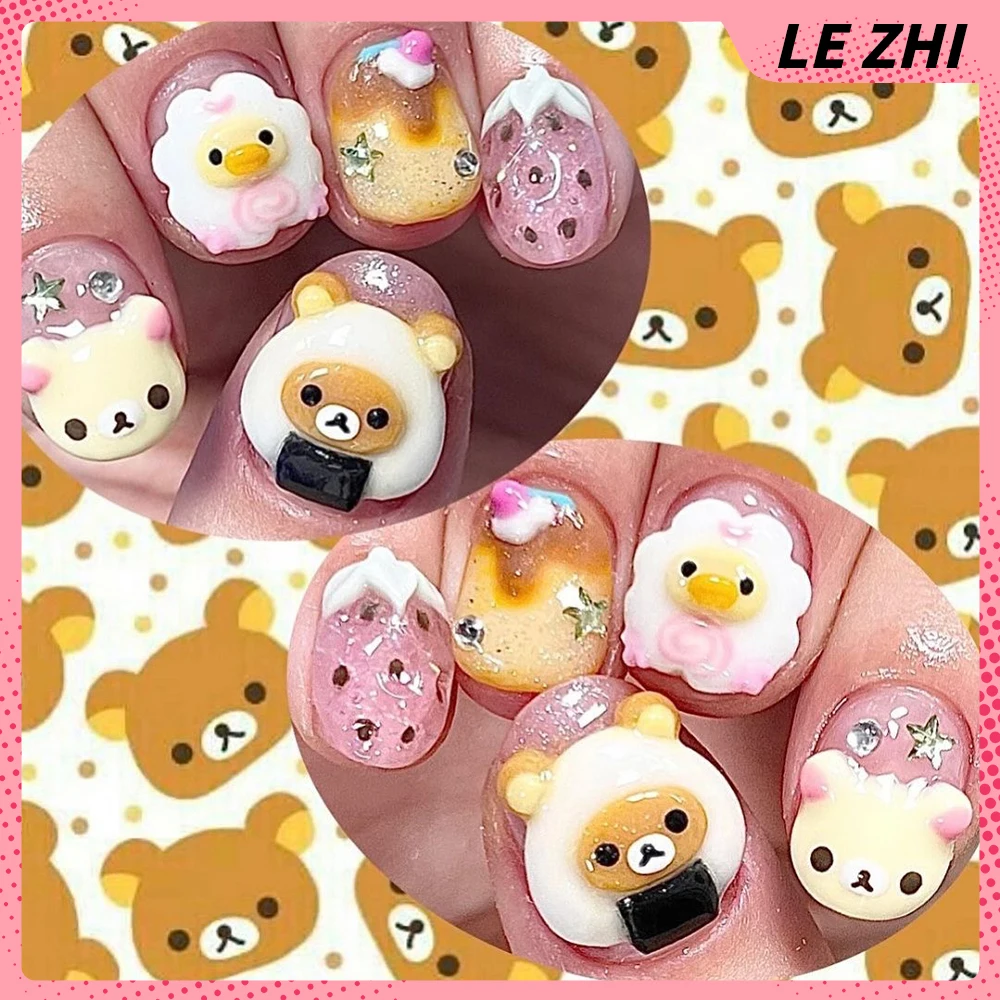3d artesanal rilakkuma imprens - Nail Art Strawberry avaliação e preço
