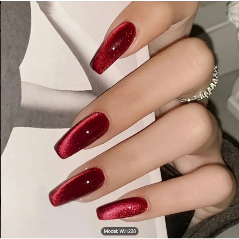 24 unidades de olho de gato ve - Nail Art Red Cherry avaliação e preço