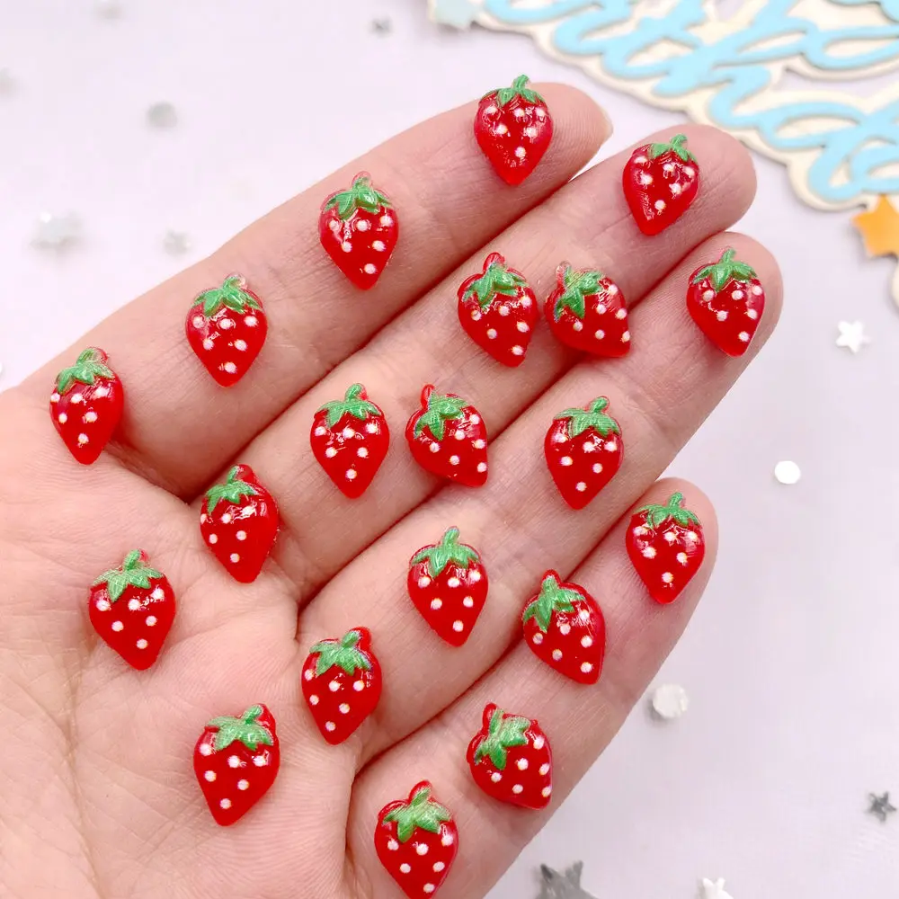 60 pçs glitter resina colorido - Nail Art Strawberry avaliação e preço