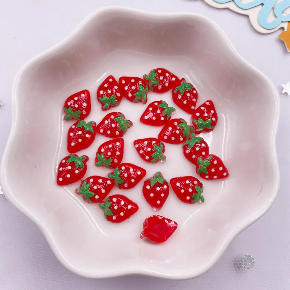 60 pçs glitter resina colorido - Nail Art Strawberry avaliação e preço