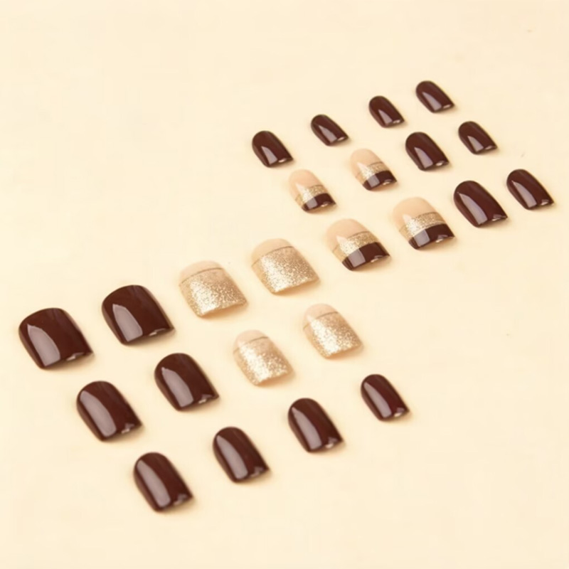 Unhas postiças curtas quadrada - Nail Art Full Design avaliação e preço