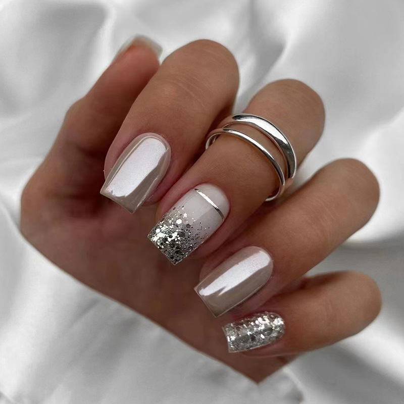 Unhas postiças curtas quadrada - Nail Art Full Design avaliação e preço