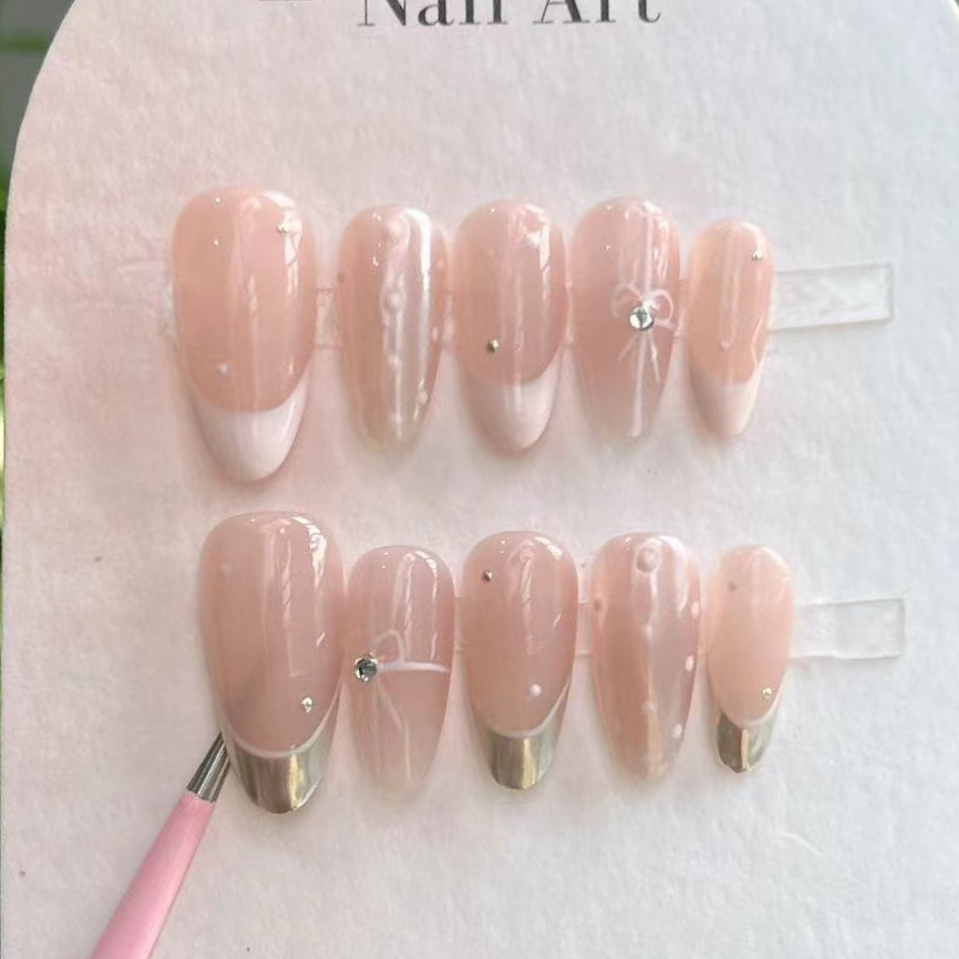 10 pçs artesanal imprensa em u - Nail Art Full Design avaliação e preço