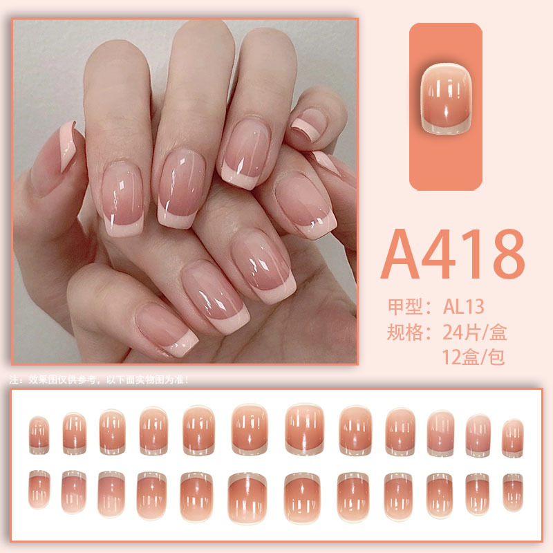 24 pçs branco francês quadrado - Nail Art Red Cherry avaliação e preço