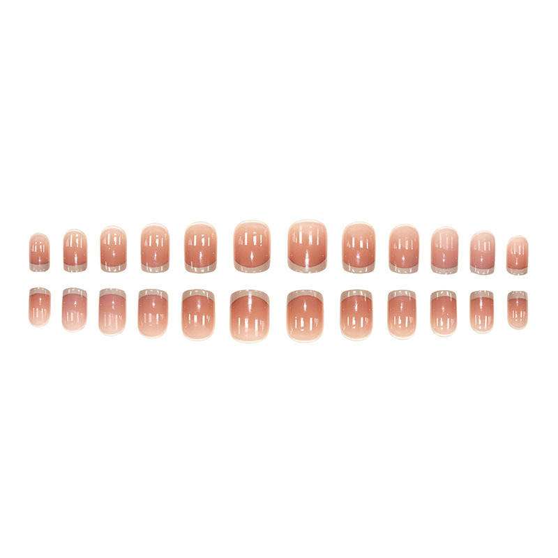 24 pçs branco francês quadrado - Nail Art Red Cherry avaliação e preço