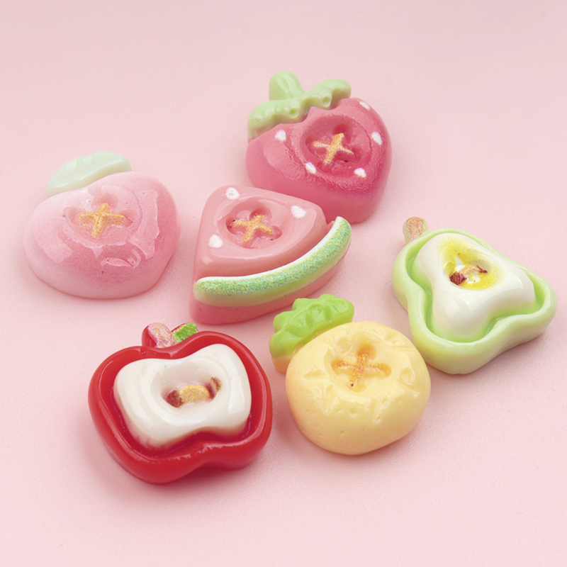 50/500 pçs mini simulado fruta - Nail Art Strawberry avaliação e preço