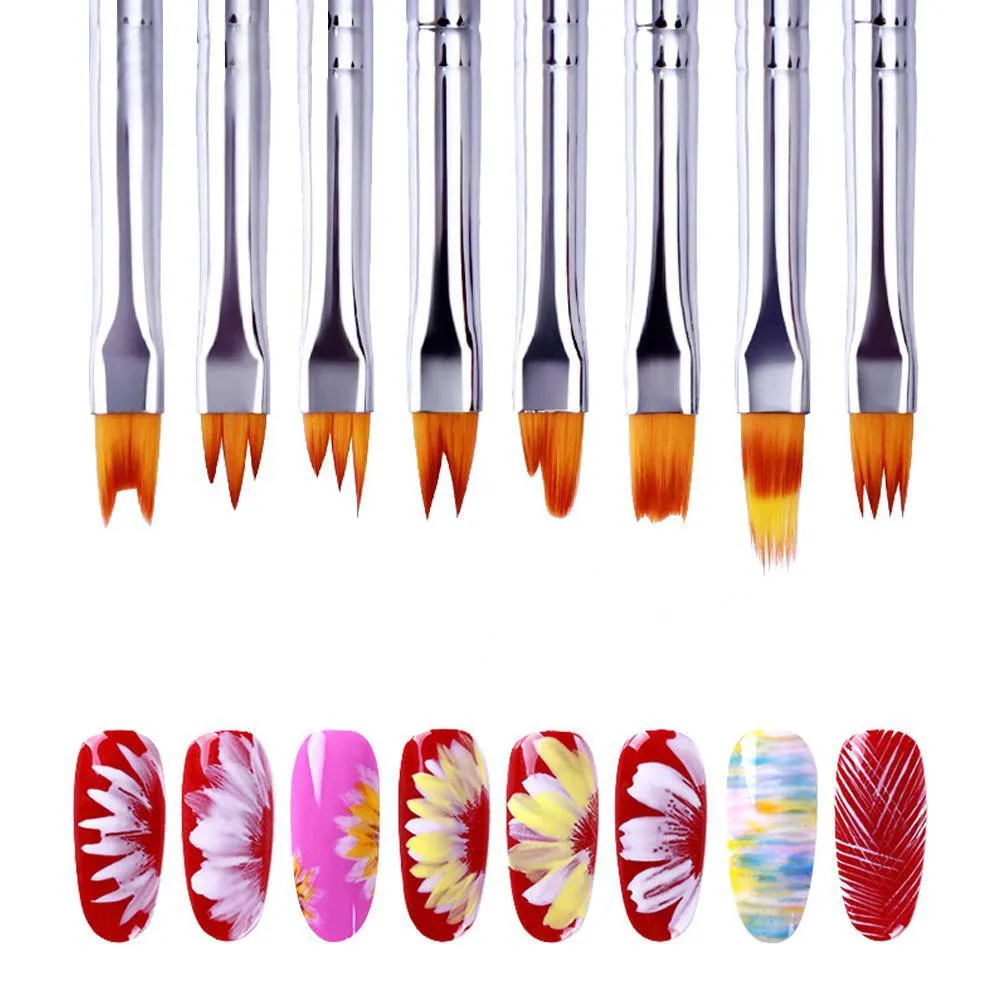 Conjunto de 8 Pincéis para Art - Nail Art Zig Zag avaliação e preço
