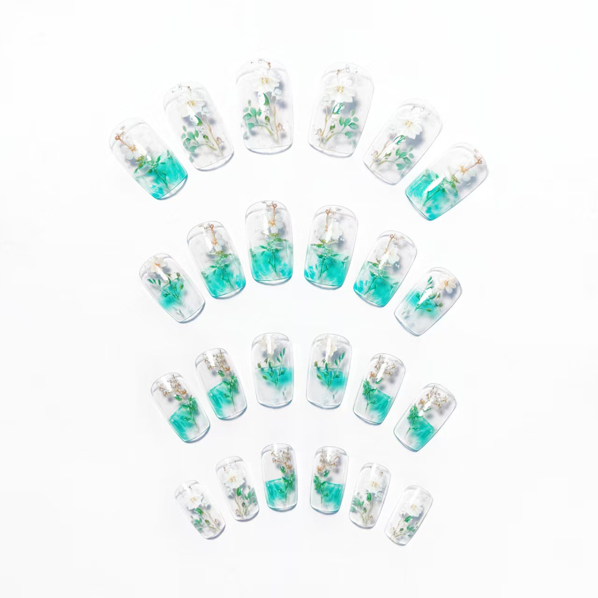Unhas postiças médias para mul - Nail Art Full Design avaliação e preço
