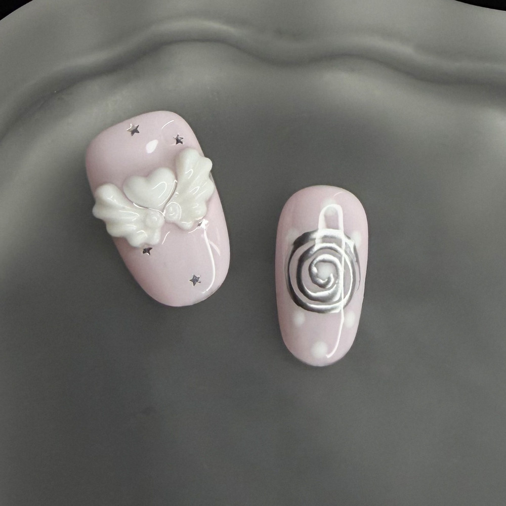Unhas Postiças Coreanas Vintag - Nail Art Vintage avaliação e preço