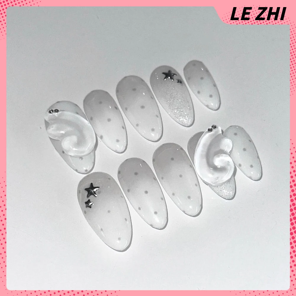 Y2k retro asas estrelas glitte - Nail Art Inspo avaliação e preço