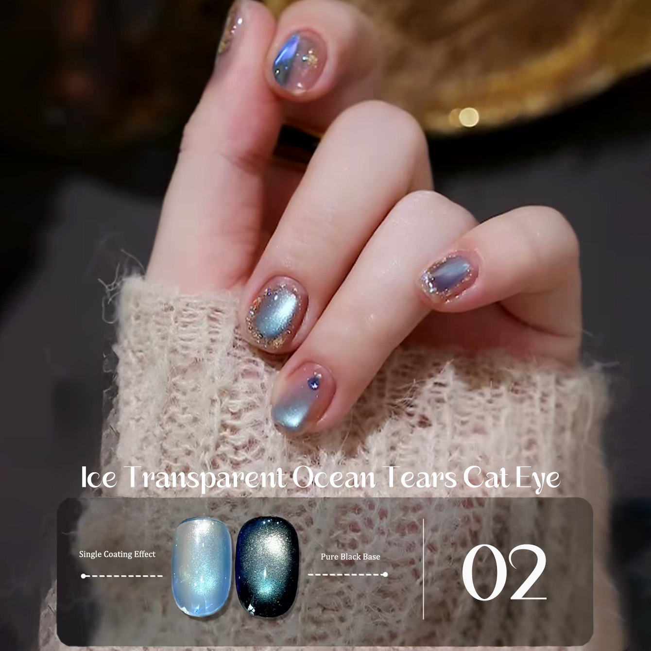 1 unidade PSK Ice Transparent  - Nail Art Laki Laki avaliação e preço