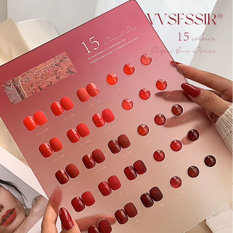 Conjunto de Esmalte em Gel Ver - Nail Art Red Cherry avaliação e preço