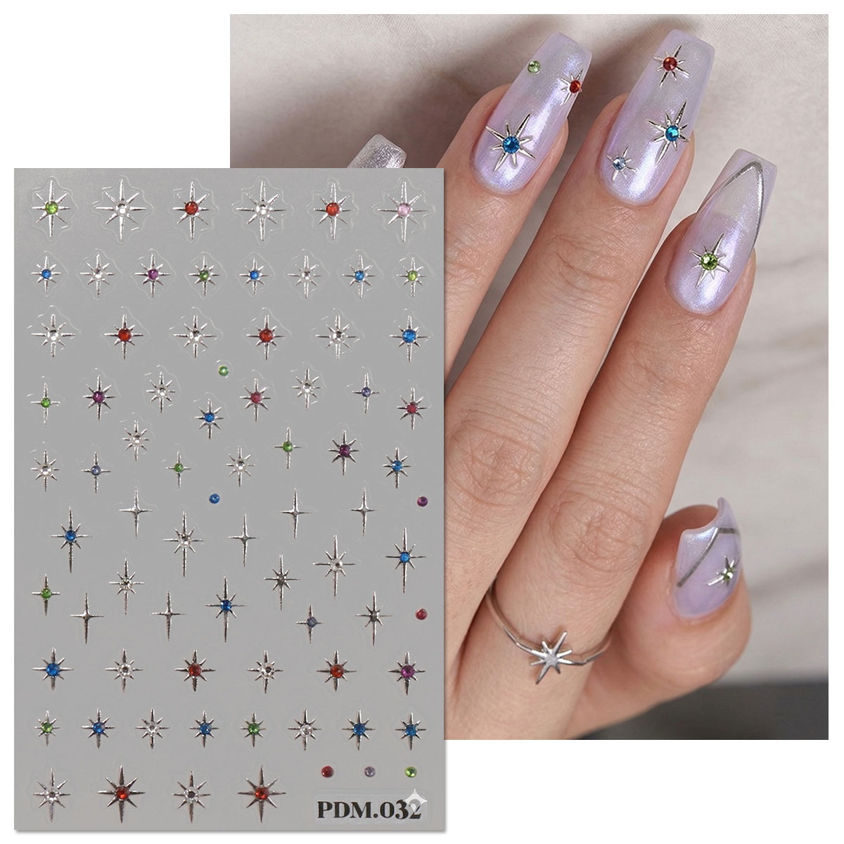 Adesivos de Unha Estrela Doura - Nail Art Ramadan avaliação e preço