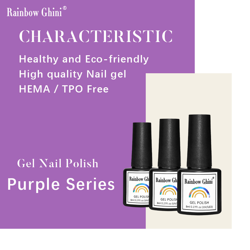 Esmalte de Unha Rainbow Ghini  - Nail Art Lilac avaliação e preço